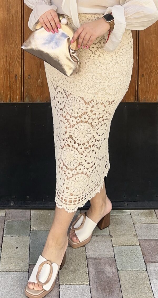 Falda Midi Crochet - Imagen 2