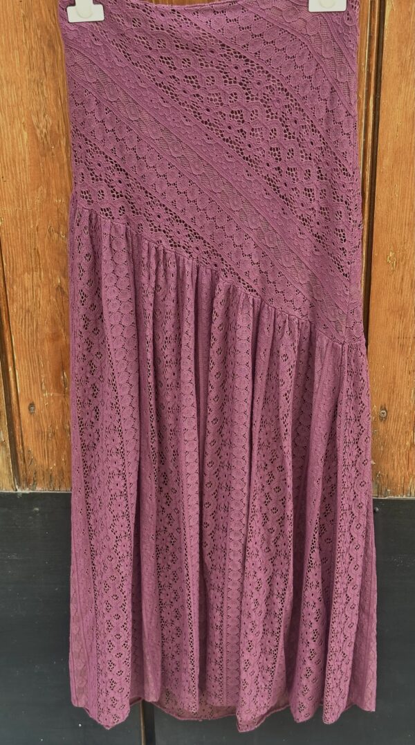 Falda encaje asimétrica boho - Imagen 5