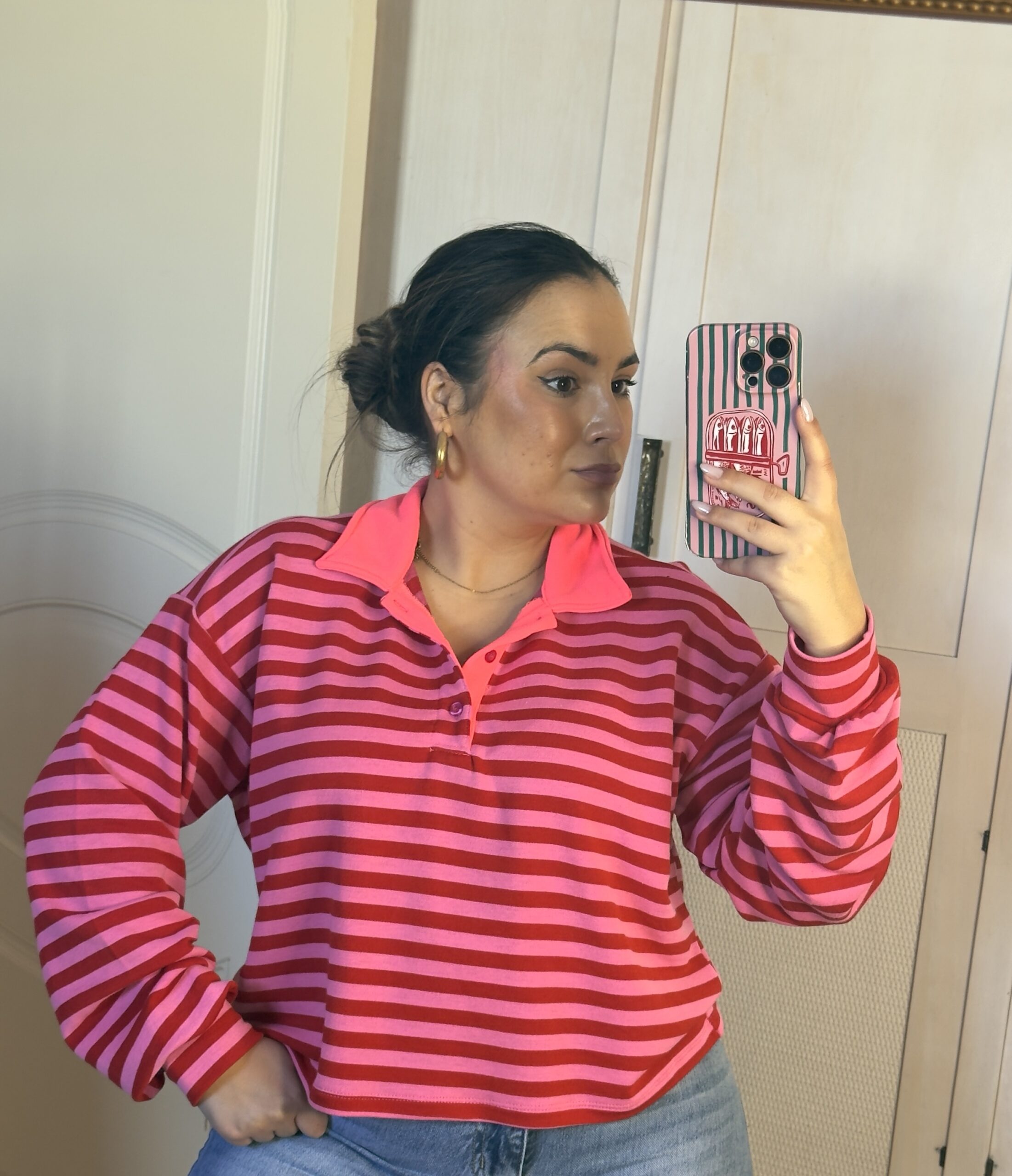 Polo Bicolor Rosa - Imagen 6